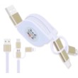 ES208 Retractable 3in1 USB Charging Cable