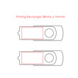 UM6021 Swivel USB Memory Flash Drive