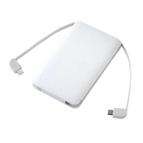ES151 Card Power Bank with Built-in Cables 5000mAh / 10000mAh
