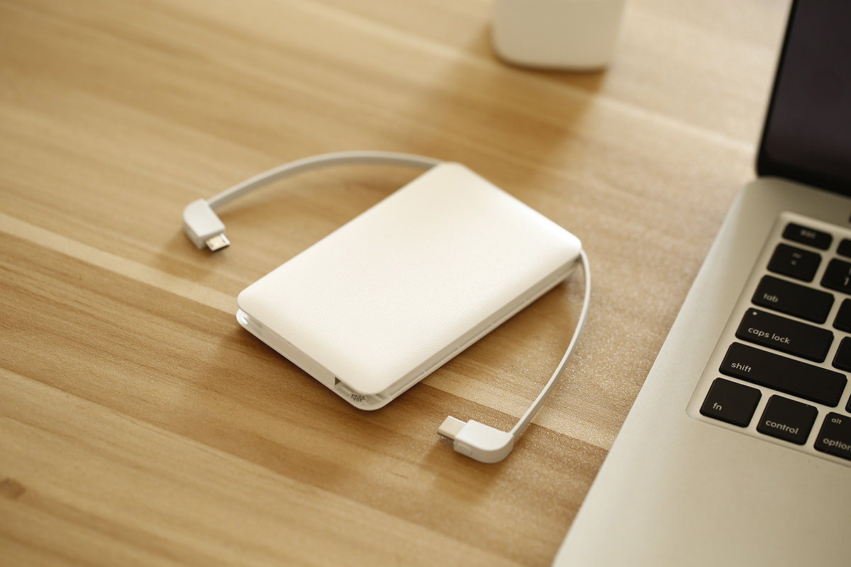 ES151 Card Power Bank with Built-in Cables 5000mAh / 10000mAh product detail