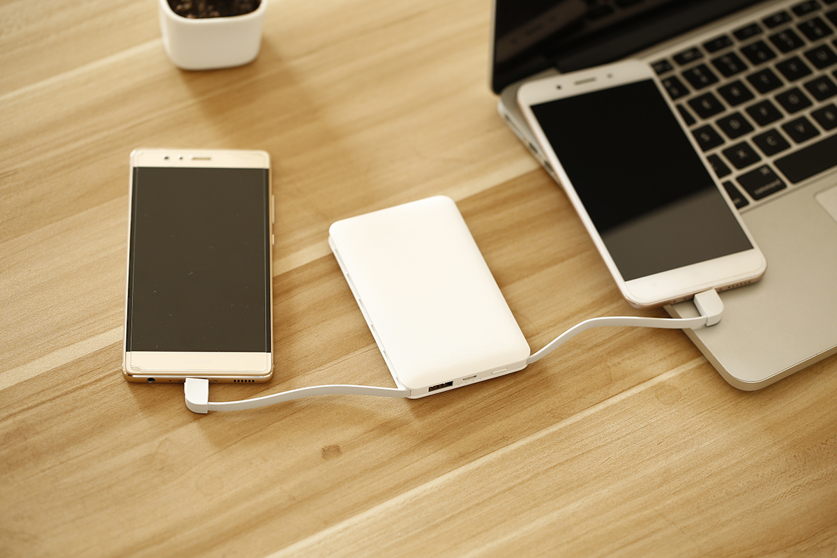 ES151 Card Power Bank with Built-in Cables 5000mAh / 10000mAh product detail