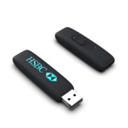 ES506 USB Flash Drive with Light-up Logo, with Lanyard