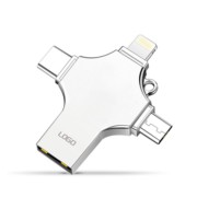 ES504 metal 4 in 1 OTG USB Flash Drive