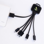ES210 Luminous Logo 5in1 USB Charging Cable