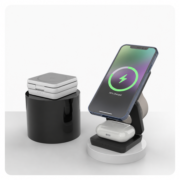 ES-G10 15W 3-in-1 Foldable Magnetic Wireless Charger