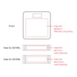 ES109 Square Mirror Power Bank 5000mAh/10000mAh